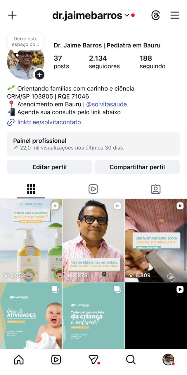 Design de Perfil Médico 07